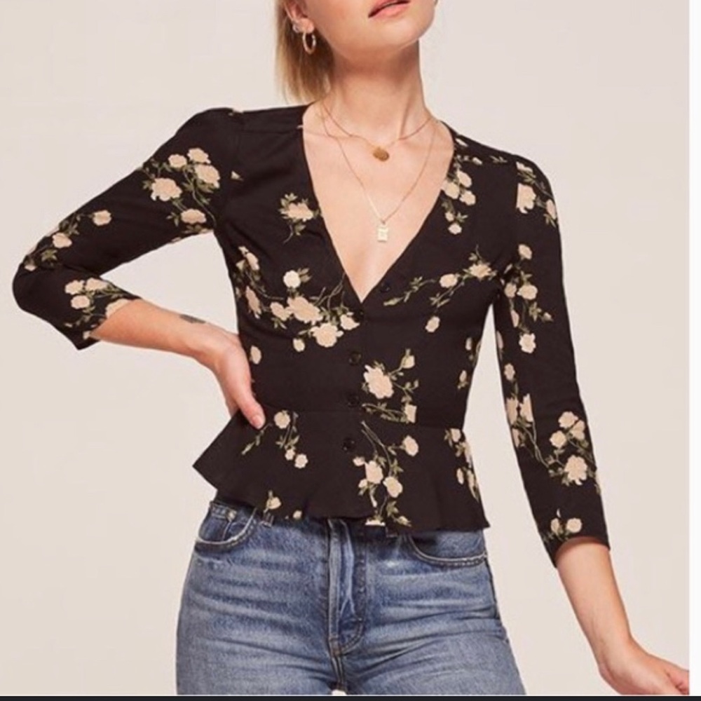 Reformation Benton Blouse